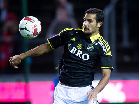 s Celso Borges i matchen i allsvenskan mellan Helsingborg