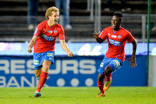 Helsingborgs Christoffer Andersson jublar