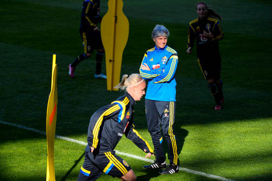 Förbundskapten Pia Sundhage