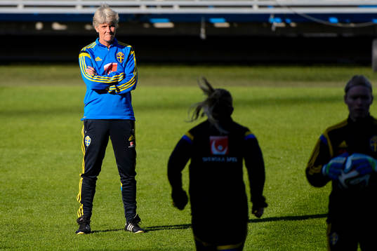 Förbundskapten Pia Sundhage