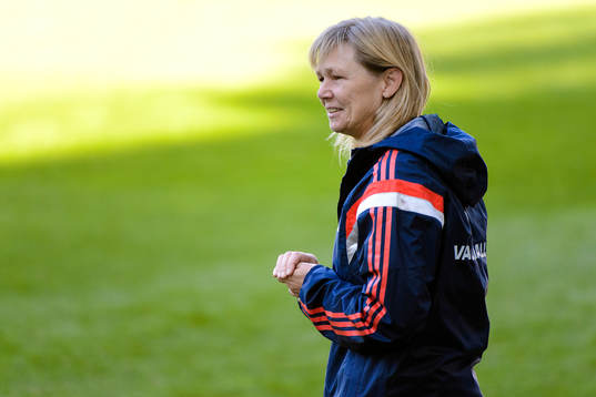 Skottlands förbundskapten Anna Signeul