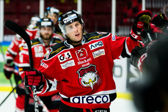 Malmö Redhawks Tony Romano jublar