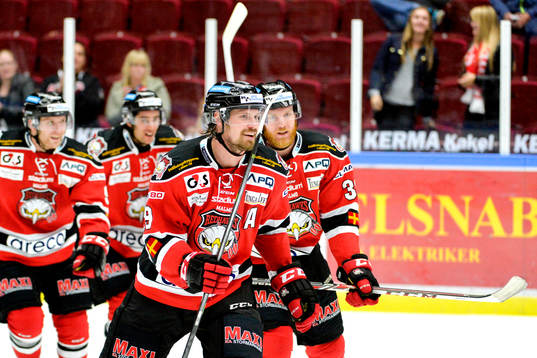 Malmö Redhawks Stefan Warg jublar