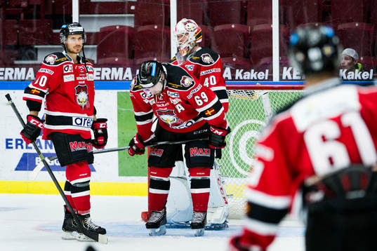 Malmö Redhawks Mattias Persson, Stefan Warg och målvakt