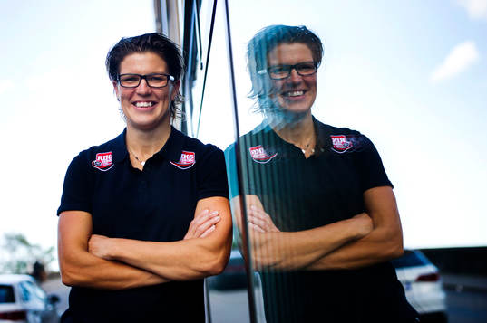 Erika Holst utvecklingsansvarig för damhokey på Svenska