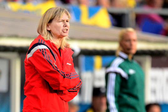 Skottlands förbundskapten Anna Signeul