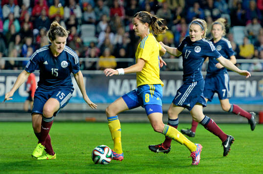 Sveriges Lotta Schelin gör 2-0