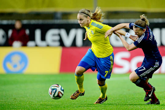 Sveriges Lisa Dahlkvist och Skottlands Frankie Fantom-Brown