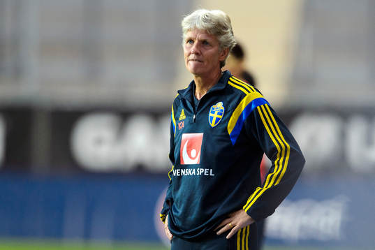 Sveriges förbundskapten Pia Sundhage