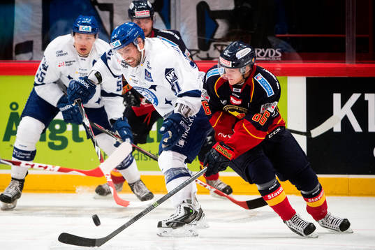 Leksands Kevin Kapstad och Djurgårdens Marcus Sörensen