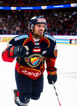 Djurgårdens Mikael Ahlén jublar