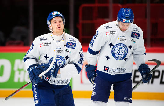 Leksands Jens Bergenström och Fabian Brunnström deppar