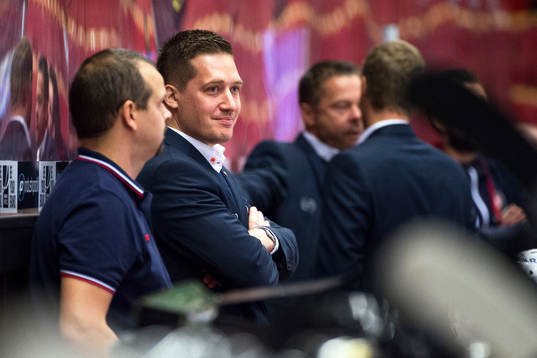 Växjös huvudtränare Sam Hallam