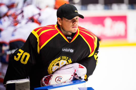 Christoffer Bengtsberg var reservmålvakt för Brynäs