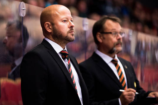 Brynäs huvudtränare Tommy Jonsson och Brynäs