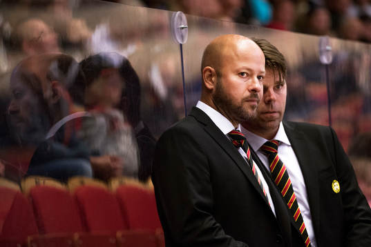 Brynäs huvudtränare Tommy Jonsson och Brynäs