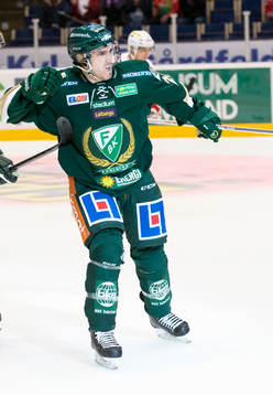 Färjestads Luciano Aquino jublar