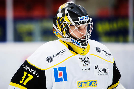 Västerås målvakt Jonatan Bjurö
