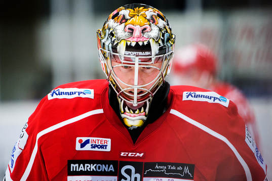 Almtunas målvakt Johan Holmqvist