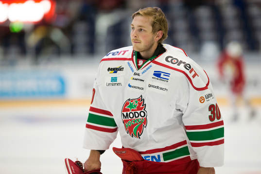 Modos målvakt Linus Ullmark