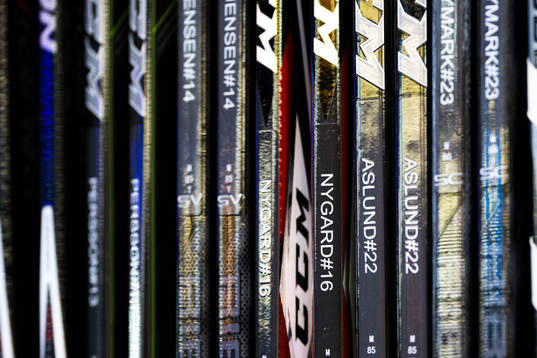 Generell bild av ishockeyklubbor