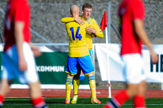 Sveriges Teddy Bergqvist firar