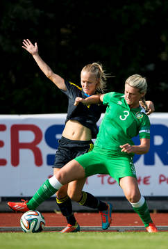 Sveriges Tove Almqvist och Irlands Savannah Mccarthy
