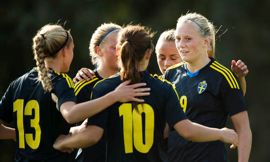 Sveriges Emma Stina Blackstenius  har gjort sitt tredje