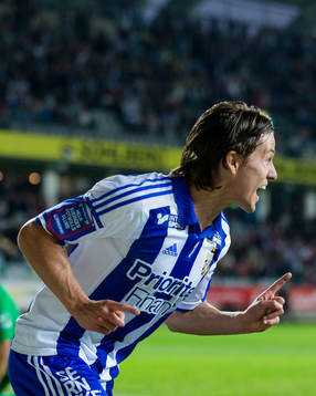 IFK Göteborgs Lasse Vibe jublar