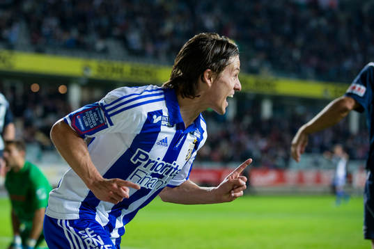 IFK Göteborgs Lasse Vibe jublar