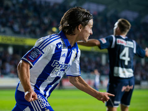 IFK Göteborgs Lasse Vibe jublar