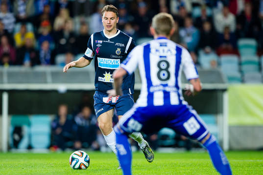 Gefles Marcus Hansson mot IFK Göteborgs Sören Rieks