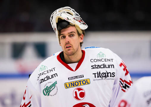Vita Hästens målvakt Axel Brage