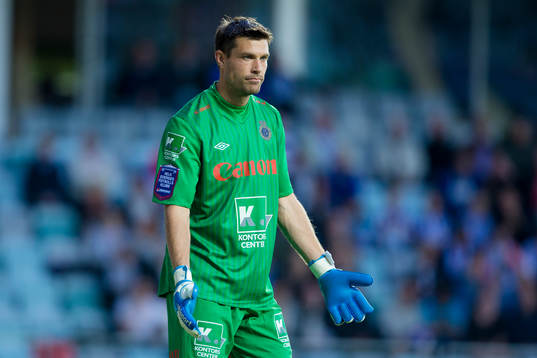Gefle målvakt Emil Hedvall