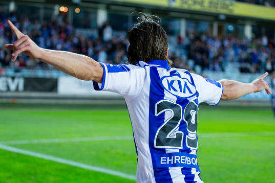 IFK Göteborgs Lasse Vibe jublar