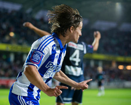 IFK Göteborgs Lasse Vibe jublar