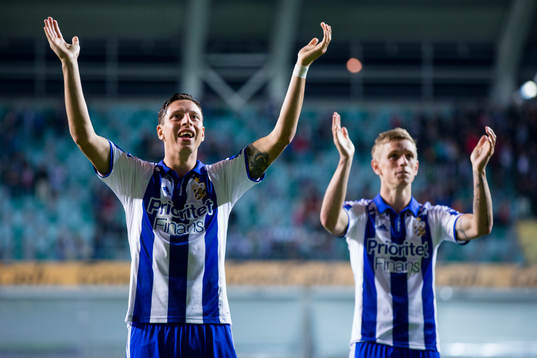 IFK Göteborgs Martin Smedberg-Dalence och Sören Rieks