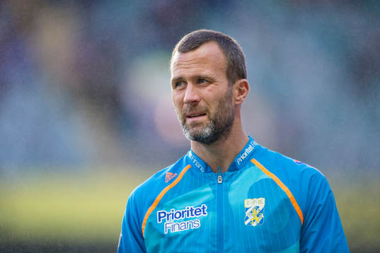IFK Göteborgs Hjalmar Jonsson innan fotbollsmatchen i