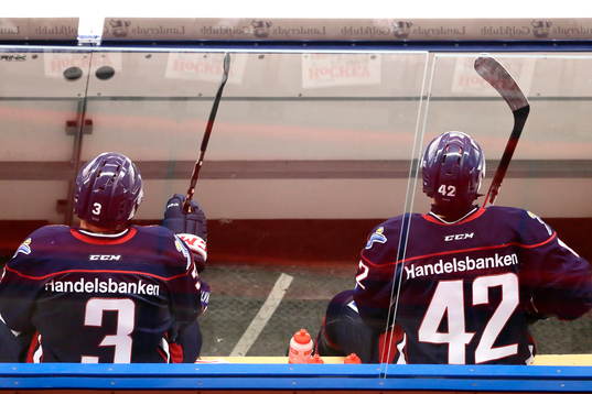 Linköpings Kent McDonell och Chad Kolarik i