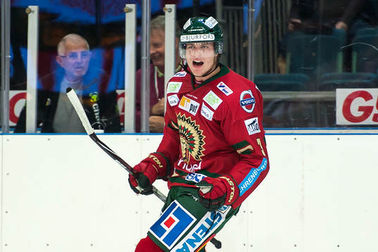 Frölundas Oliver Bohm jublar