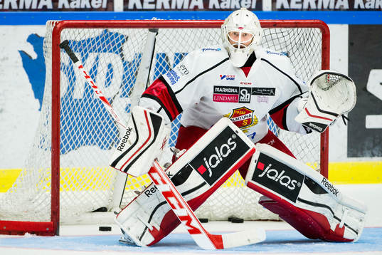 Almtunas målvakt Alexander Sahlin