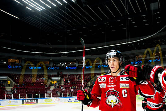 Malmö Redhawks Henrik Hetta jublar