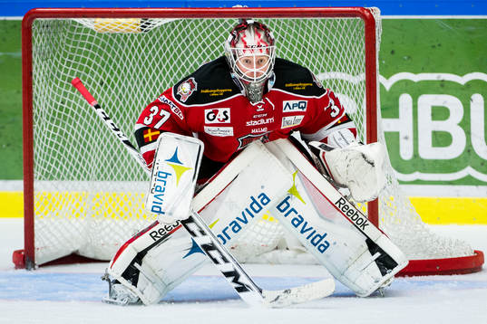 Malmö Redhawks målvakt Jonas Gunnarsson