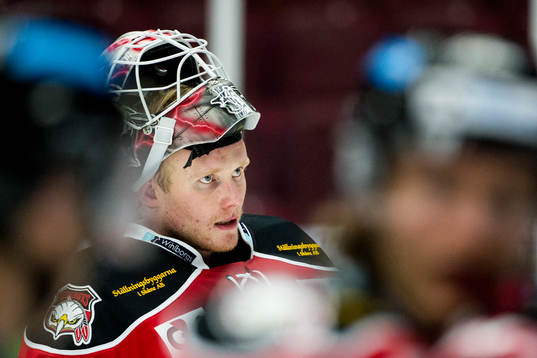 Malmö Redhawks målvakt Jonas Gunnarsson