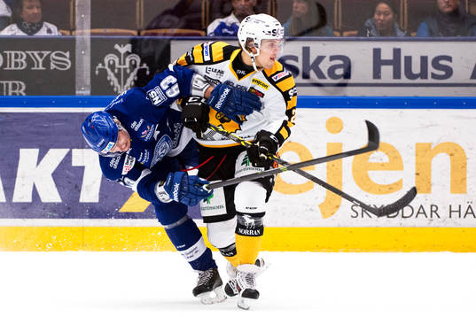 Leksands Fredrik Händemark och Skellefteås Axel Holmström