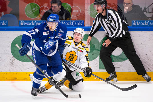 Leksands Viktor Mårtensson och Skellefteås Pär Lindholm