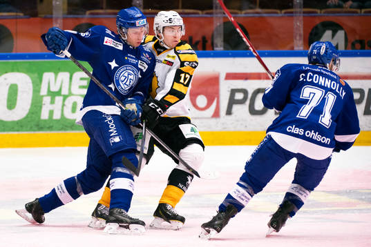 Leksands Simon Erlandsson och Chris Connolly