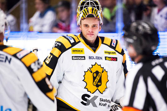 Markus Svensson, målvakt i Skellefteå,under