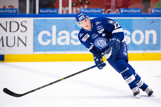 Leksands Martin Grönberg på uppvärmningen före