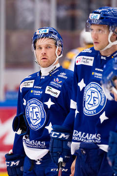 Leksands Jens Bergenström och Johan Ryno på
